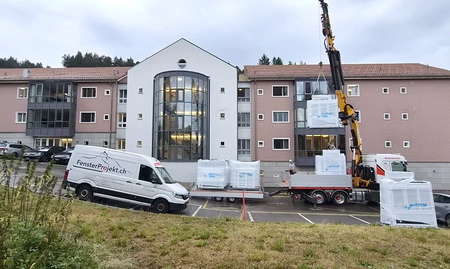 Neue Kunststofffenster bei der Stiftung Waldheim in Walzenhausen nach dem Fensteraustausch durch FensterProjekt