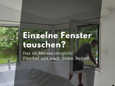 Einzelne Fenster tauschen