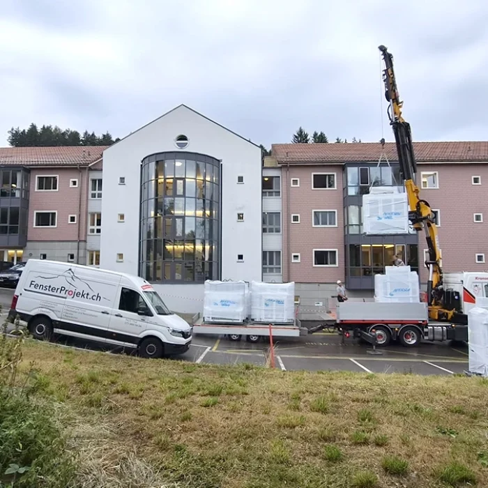 Neue Kunststofffenster bei der Stiftung Waldheim in Walzenhausen nach dem Fensteraustausch durch FensterProjekt